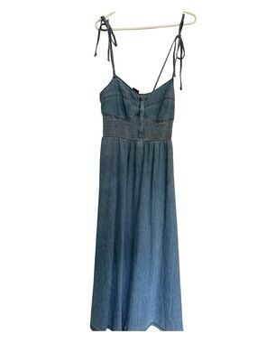 midi dress polka dot Miss Circle Rahma Cotton Poplin Drop Waist M Navy Blue Off-the-Shoulder Maxi Stretch bengaline fabric Color:Espresso Crepe / Espresso Chiffon dinner date